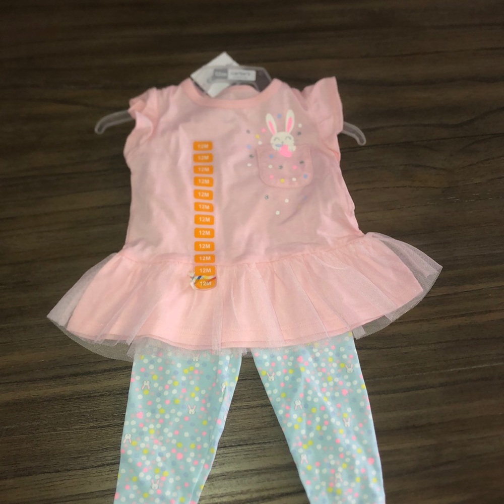 Baby girl bunny outfit